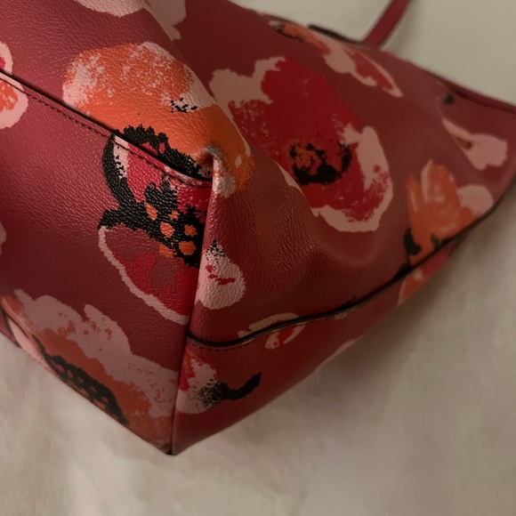 Coach Pink Floral Tote Bag - Picture 11 of 13